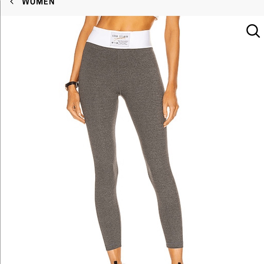 Adam Selman “Hi-rise Foundation” leggings, marled pattern